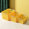 Multicolor cesta de armazenamento de lanches para sala de estar PP