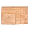 Placa de desbastamento de bambu da placa de corte da cozinha customizável da casa com dissipador