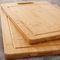 A placa de corte de bambu grossa de limpeza amigável 2pcs de Eco 1.8cm ajustou-se