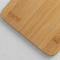 Placa de corte de bambu não tóxica personalizada do retângulo grande