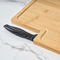 Carniceiro de bambu orgânico Block Cutting Board da extra grande com suporte e sulco da faca
