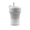 copo de café dobrável BPA da caneca do curso do vidro bebendo do silicone 550ml livre