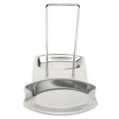 Rack de tampa de panela de aço inoxidável organizador de cozinha sustentável