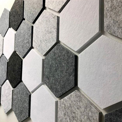9mm autoadesivos sentiu a parede Art Decorative Soft Soundproof dos painéis acústicos
