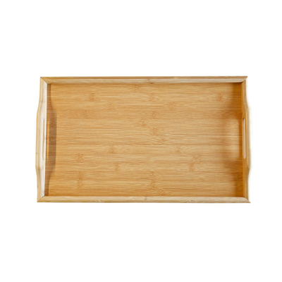 Coloque o alimento que serve o café da manhã de bambu sustentável Tray Table With Folding Legs