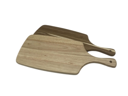 placa de desbastamento da acácia de 43x18x2cm/Tray With Handle de madeira
