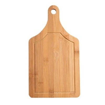 Placa de corte de bambu a favor do meio ambiente da cozinha ajustada com punhos