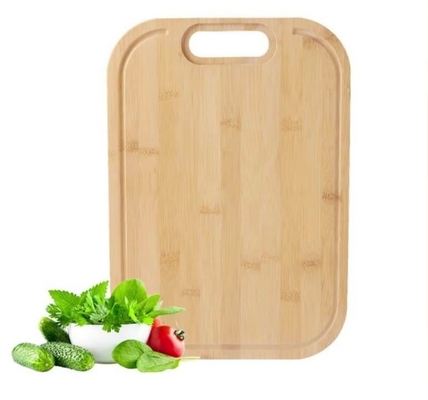 Placa feita sob encomenda de Logo Bamboo Non Slip Cutting com punho e sulco