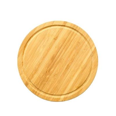 Placa de bambu de Block Cheese Cutting do carniceiro do CE com sulco 20cm*1.6cm
