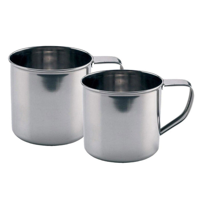 Canecas de aço inoxidável do costume sustentável do metal para o café do chocolate quente