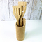 Suporte de cozimento de bambu de venda quente do organizador dos utensílios das ferramentas da cozinha de alta qualidade da natureza da cubeta do armazenamento
