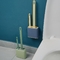 Suporte fixado na parede de limpeza profundo do suporte Leakproof da escova de limpeza da bacia de toalete