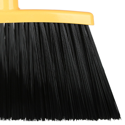 Escova de limpeza de chão de metal com cabo longo para uso doméstico de plástico