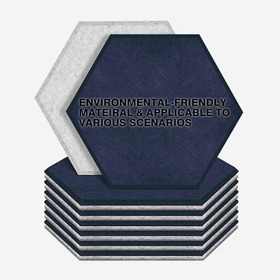9mm autoadesivos sentiu a parede Art Decorative Soft Soundproof dos painéis acústicos