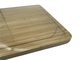 Tábua de corte de madeira de bambu personalizada para cozinha quente Tábuas de corte de madeira com sulco