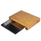 Placa de corte de bambu do grupo da placa de corte da cozinha ajustada com bandeja de aço inoxidável