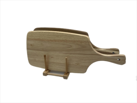 placa de desbastamento da acácia de 43x18x2cm/Tray With Handle de madeira