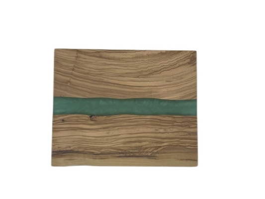 Resina Handcrafted natural do projeto 2cm Olive Wood Serving Board With