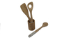 Grupo de madeira da pá da cozinha dos utensílios de cozimento dos utensílios da espátula da cozinha