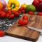 Placa de corte de Tray Marble Wood Splicing da madeira da acácia da cozinha com punho