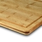 Carniceiro de bambu Block With Groove do retângulo 45x30x2cm, placa de desbastamento de bambu da cozinha