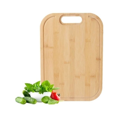 Placa feita sob encomenda de Logo Bamboo Non Slip Cutting com punho e sulco