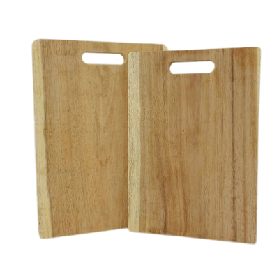 Personalizado faça sob medida a placa de corte de bambu de Block Wood Chopping do carniceiro de 33x23x1.8cm grupo de 2 partes