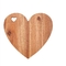 O coração feito sob encomenda deu forma à placa de corte de bambu grossa de 1.5cm para servir o Charcuterie