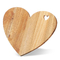 O coração feito sob encomenda deu forma à placa de corte de bambu grossa de 1.5cm para servir o Charcuterie