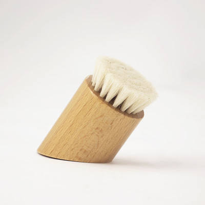 Cerdas faciais de lã da escova de limpeza amigável de madeira de bambu de Eco