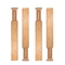 Resistente à água Divisores de gavetas de bambu conjunto de 6 para utensílios de cozinha