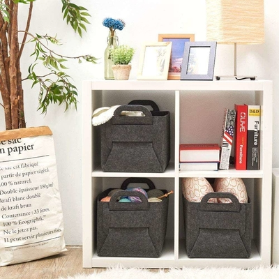Cestas de armazenamento dobráveis modernas para armazenamento de roupas organizadas