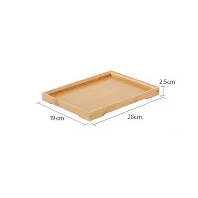 Eco Amigável Bambú Cuisine Towel Holder Custom Logo Tray Set de madeira para cozinhar