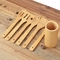 grupo de bambu higiênico dos utensílios de cozimento da pá do potenciômetro da cozinha de 30x6cm