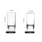Vidros de água do OEM Crystal Whisky Wedding Champagne Drinking 72*120mm
