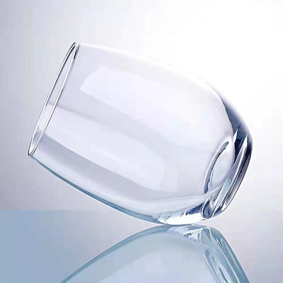 Vidro sem chumbo do copo de ovo 420ML dos vidros de água potável de Transparant